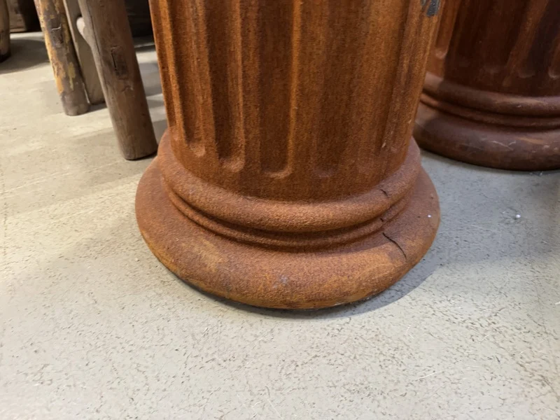 Dekosäule Rost Gusseisen, Säule Rost Gusseisen, Rostsäule Gusseisen, Höhe 75 cm