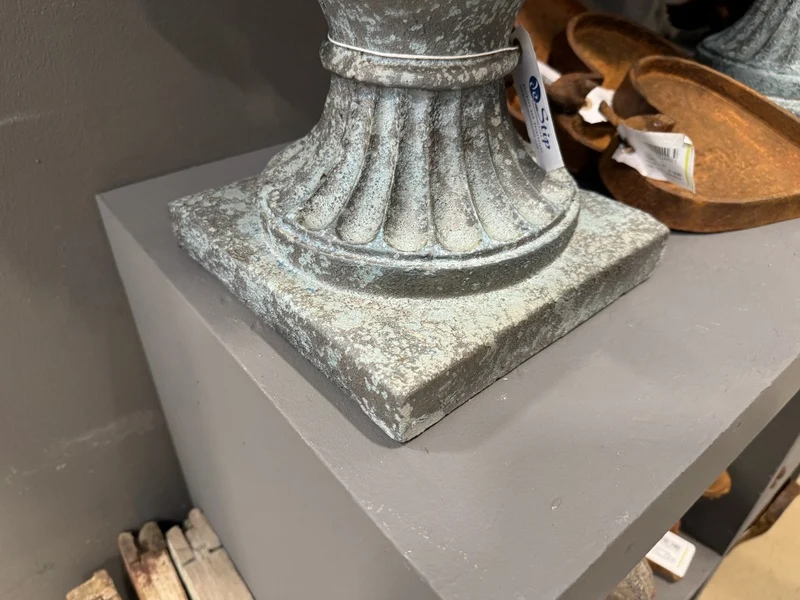 Gartenvase Antikoptik, Vase , Vase Rost, Höhe 55 cm