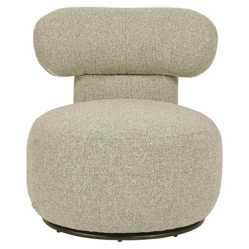 Sessel drehbar Farbe-Sand, Longe-Sessel drehbar, Breite 59 cm