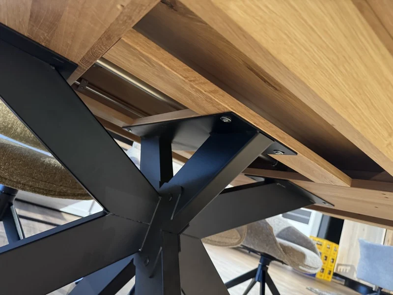 Tisch ausziehbar Eiche, Esstisch ausziehbar Eiche massiv, ausziehbarer Tisch Eiche, Länge 200-280 cm