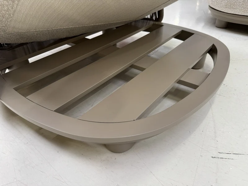 Gartensessel taupe, Breite 87 cm