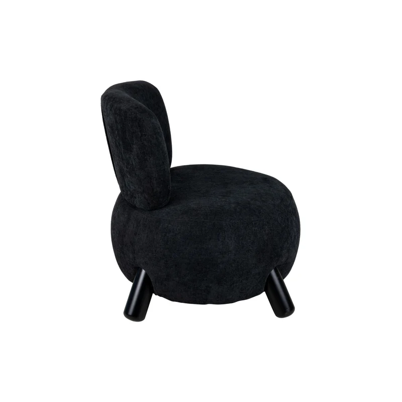 Sessel schwarz, schwarzer Design-Sessel