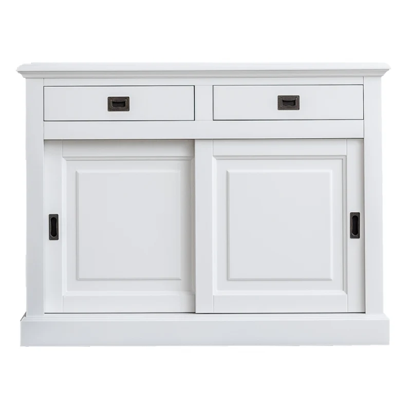 Sideboard weiß, Anrichte weiß, Breite 126 cm
