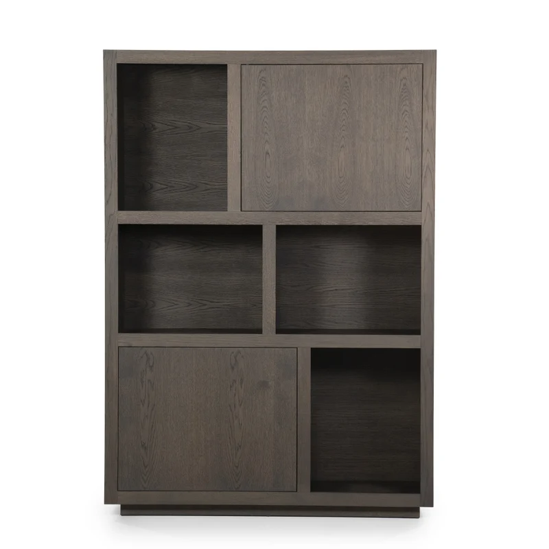 Fernsehschrank braun Eiche furniert, TV Schrank braun Eiche furniert, Lowboard braun Eiche furniert, Breite 200 cm