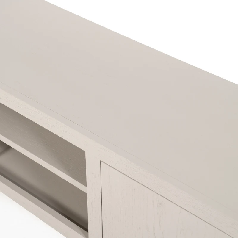 Fernsehschrank taupe Eiche furniert, TV Schrank taupe Eiche furniert, Lowboard taupe Eiche furniert, Breite 160 cm