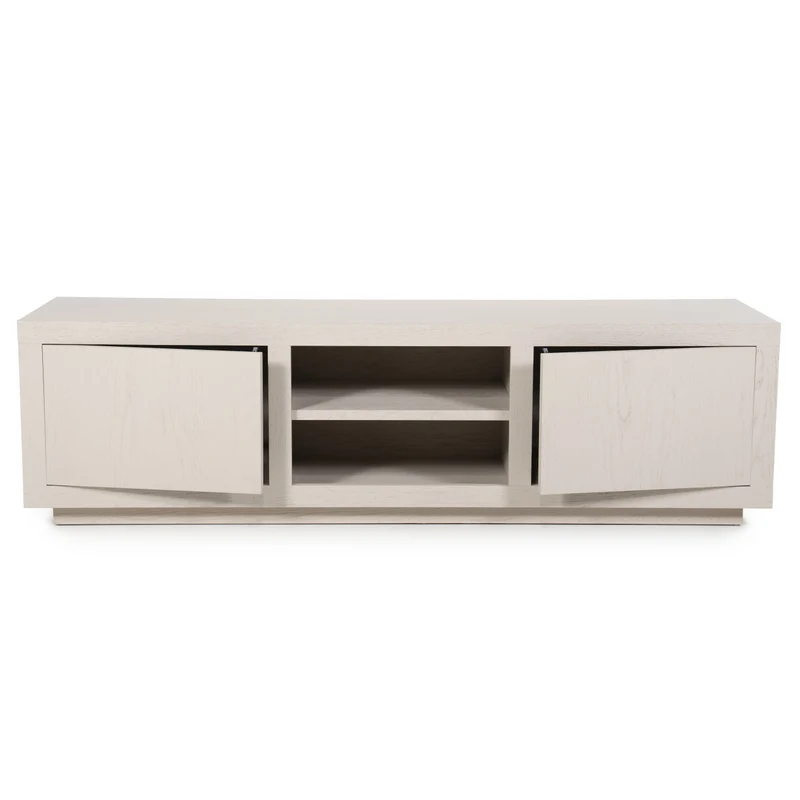 Fernsehschrank taupe Eiche furniert, TV Schrank taupe Eiche furniert, Lowboard taupe Eiche furniert, Breite 160 cm