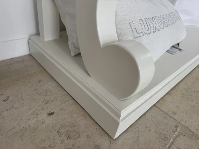 Konsole weiß Holz, Wandtisch weiß, Konsole Landhaus weiß, Breite 140 cm
