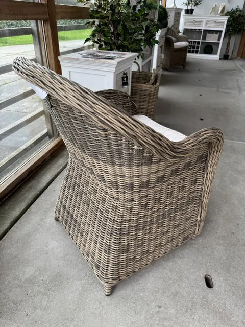 Gartenstuhl Rattan-Kunststoff, Rattanstuhl für Garten