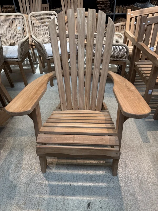 Gartensessel Teak, Gartensessel Adirondack Holz massiv