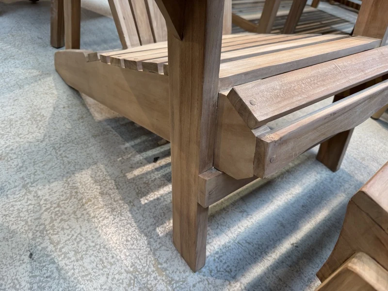 Gartensessel Teak, Gartensessel Adirondack Holz massiv