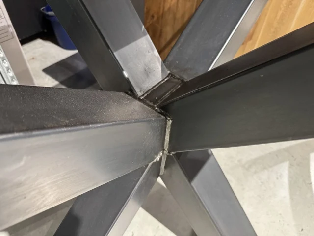 Tischbeine Spider Metall, Tischgestell Metall, Tischfuß Metall, Breite 120 cm