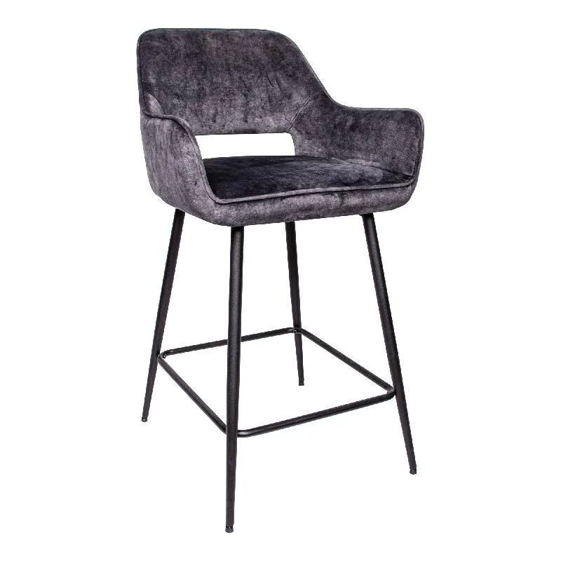 Barstuhl blau, Sitzhöhe 75 cm