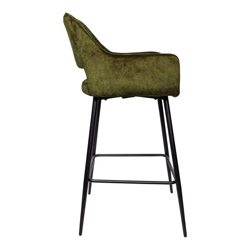 Barstuhl grün, Sitzhöhe 75 cm