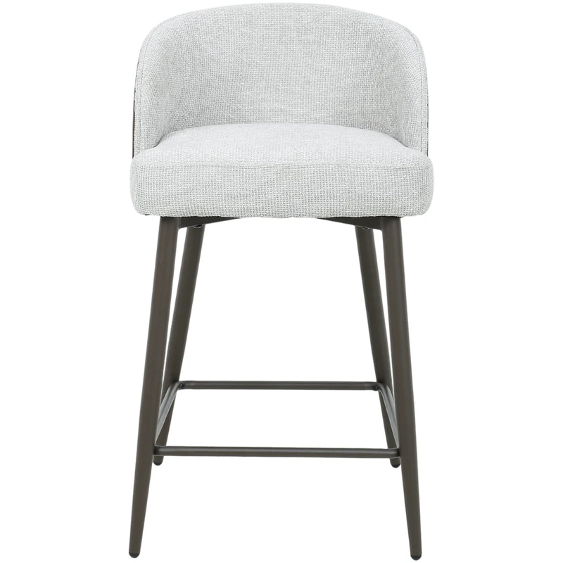 Barstuhl creme, Barstuhl braun-creme, Sitzhöhe 65 cm