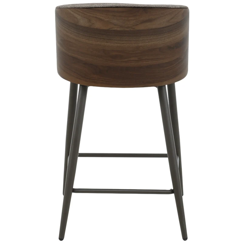 Barstuhl creme, Barstuhl braun-creme, Sitzhöhe 65 cm