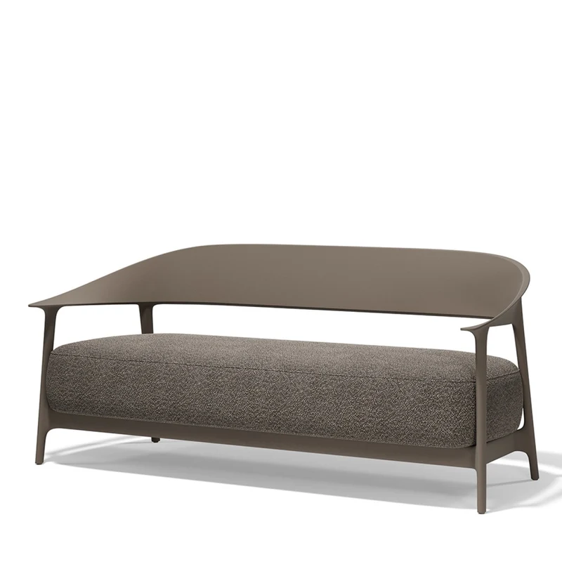 Sofa taupe, Gartensofa taupe, Breite 172 cm