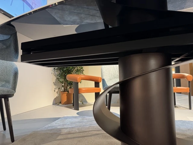 Esstisch oval Keramik, ovaler Tisch Keramik Tischplatte, Länge 300 cm