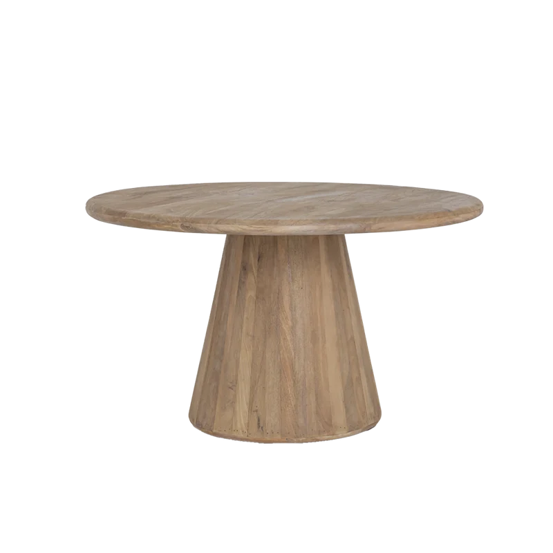 Esstisch rund Massivholz, runder Tisch Holz, Durchmesser 130 cm