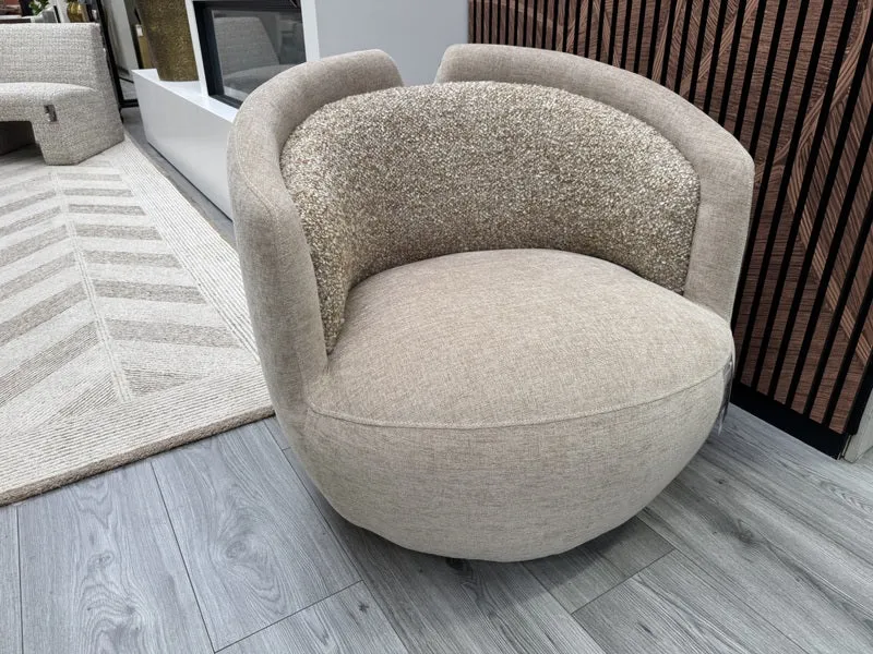Loungesofa Farbe Sand-taupe, Ecksofa taupe, Breite 359 cm