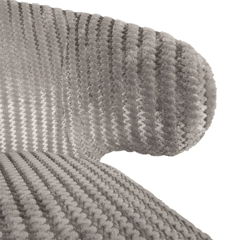 Stuhl Silber-taupe, Stuhl mit Armlehne Farbe taupe-Silber