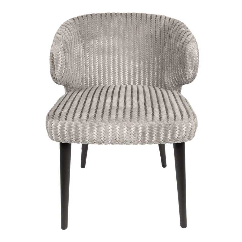 Stuhl Silber-taupe, Stuhl mit Armlehne Farbe taupe-Silber