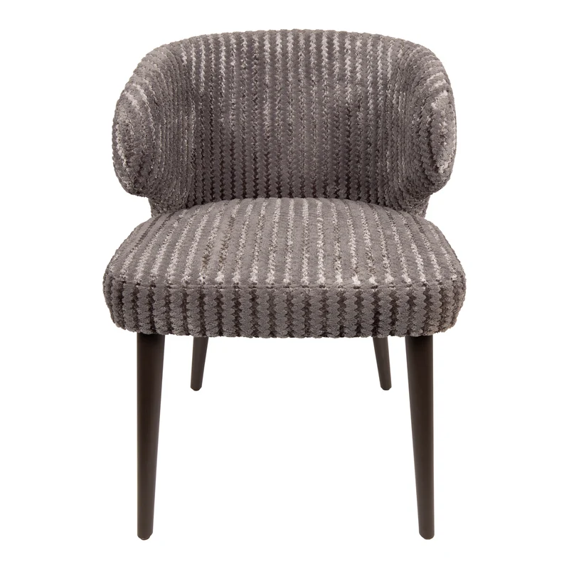 Stuhl taupe gestreift, Stuhl mit Armlehne Farbe taupe