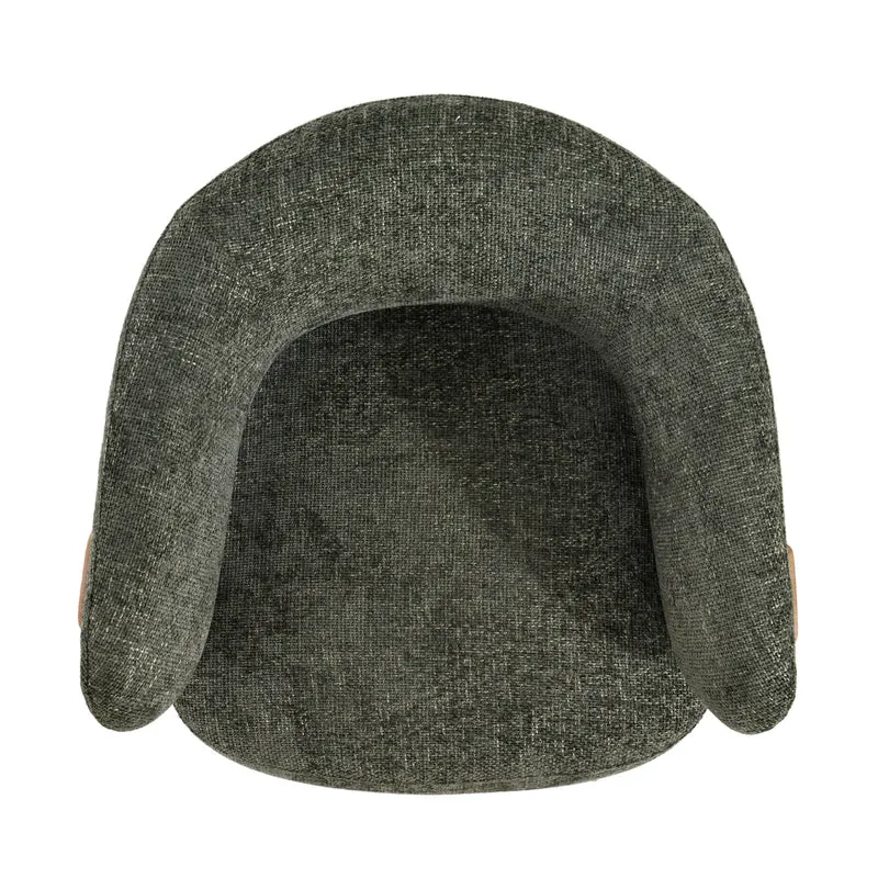 Sessel olivgrün, Sessel Holz-Gestell gepolstert grün, Breite 86 cm