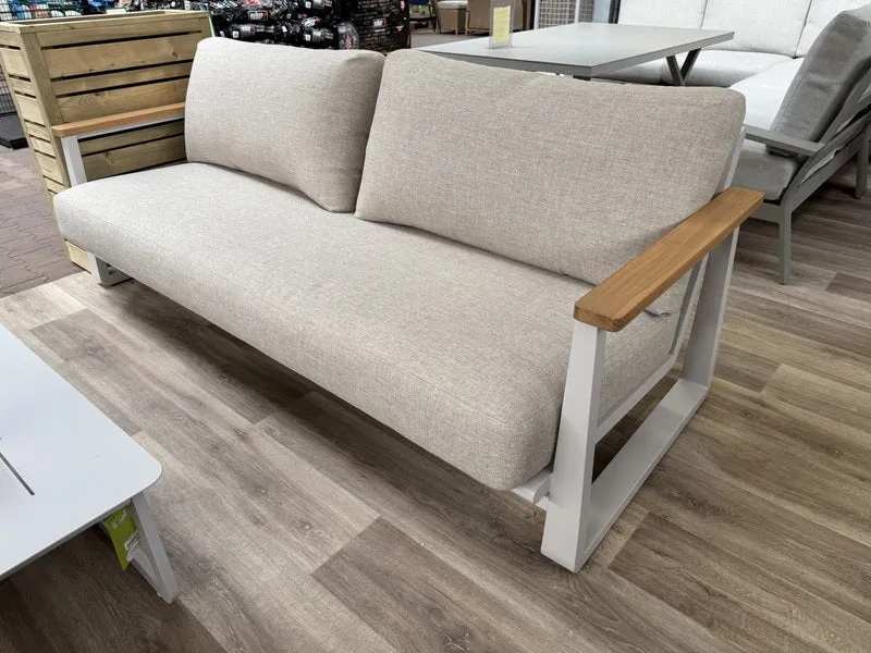 Gartenlounge-Set 4 teilig , Gartenecksofa mit 2 Sessel, 1 Couchtisch