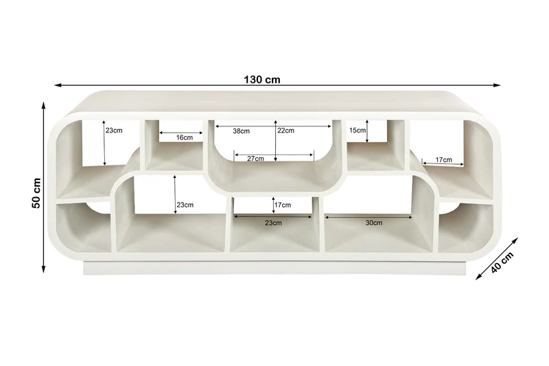 Bücherregal weiß, Regal weiß Holz massiv, Breite 90 cm