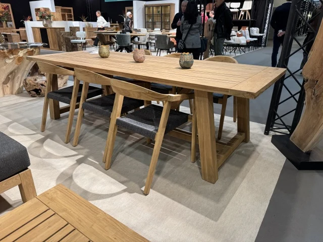 Gartentisch Teakholz, Gartentisch Holz, Länge 260 cm