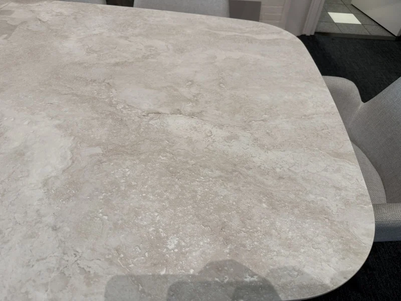 Gartentisch Keramik anthrazit, Gartentisch anthrazit-taupe, Länge 320 cm