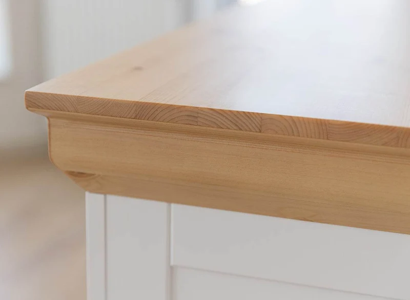 Kleines Sideboard aus Massivholz | Zweitürige Kommode Marone Elite mit Schubladen