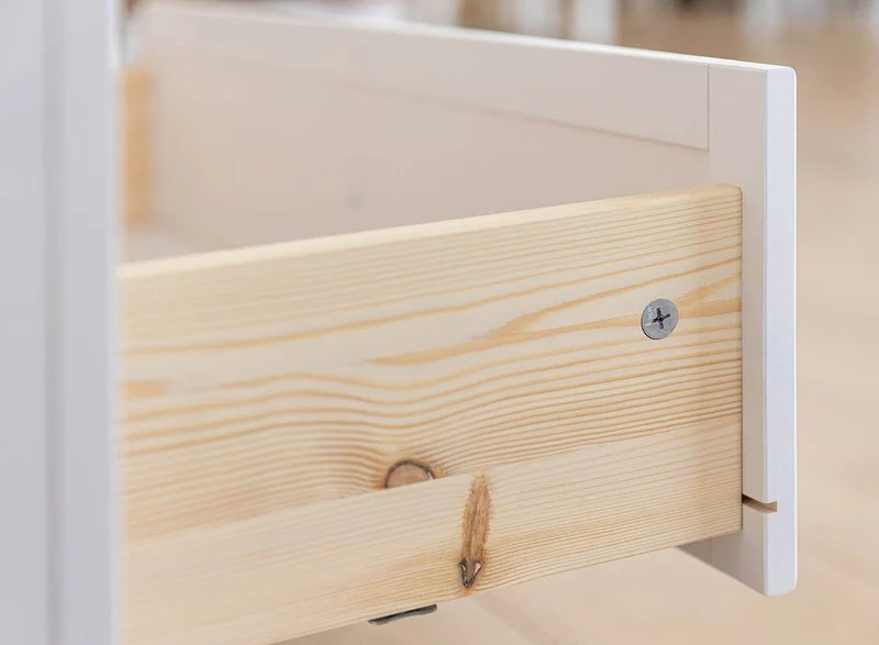 Kleines Sideboard aus Massivholz | Zweitürige Kommode Marone Elite mit Schubladen