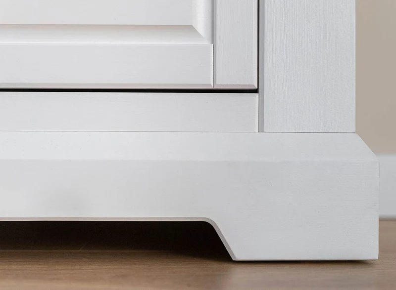Kleines Sideboard aus Massivholz | Zweitürige Kommode Marone Elite mit Schubladen