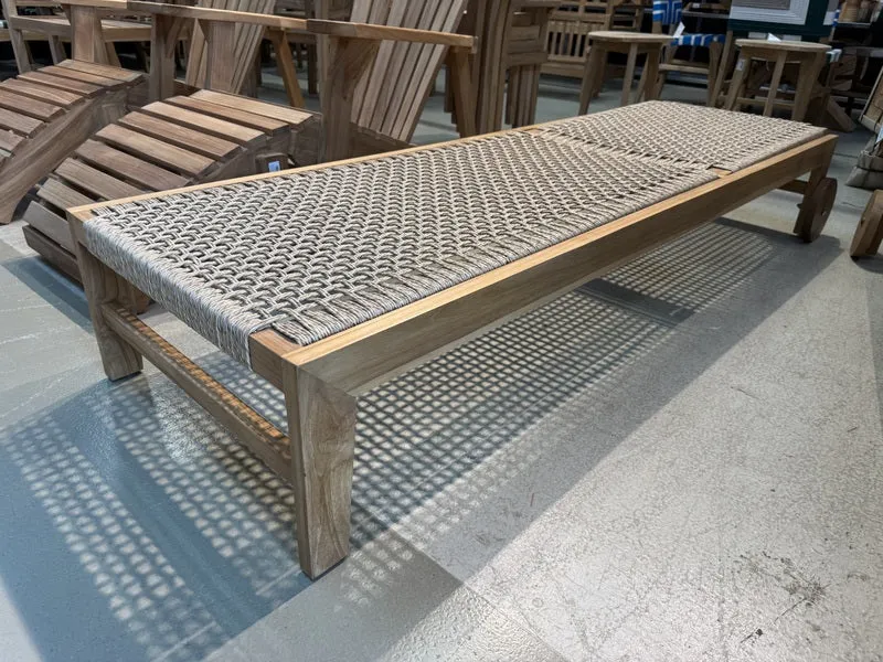Gartenliege Teakholz, Sonnenliege Holz