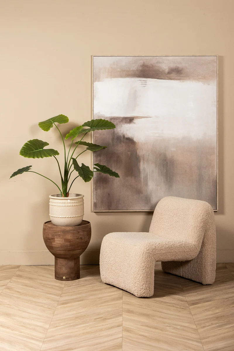 Kunstpflanze Alocasia, Deko-Kunstpflanze grün, Höhe 120 cm