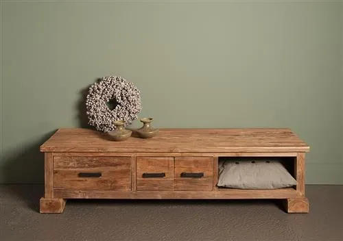 TV Schrank braun Altholz 160 cm, Fernsehschrank braun mit Schublade Altholz, Länge 160 cm