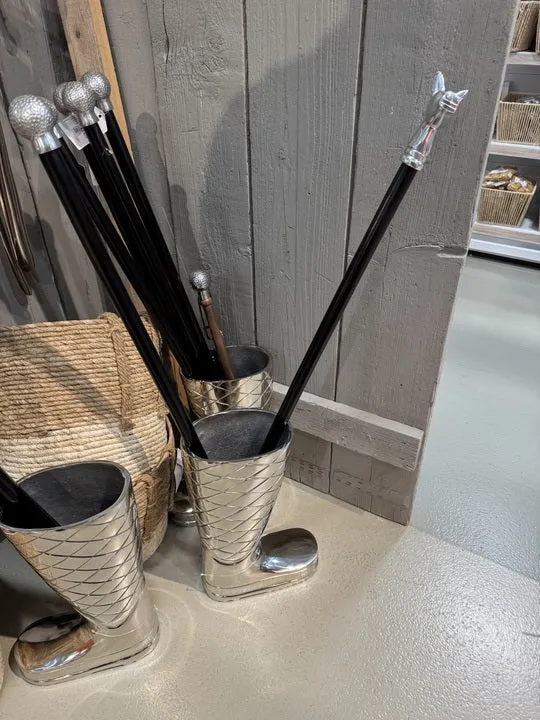 Regenschirmständer Silber, Stockständer Silber