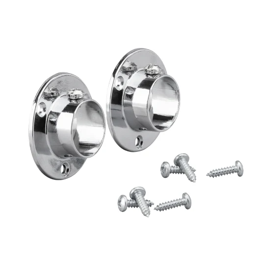 Elfa Kleiderstangenhalter Metall Wand/Wand Silber