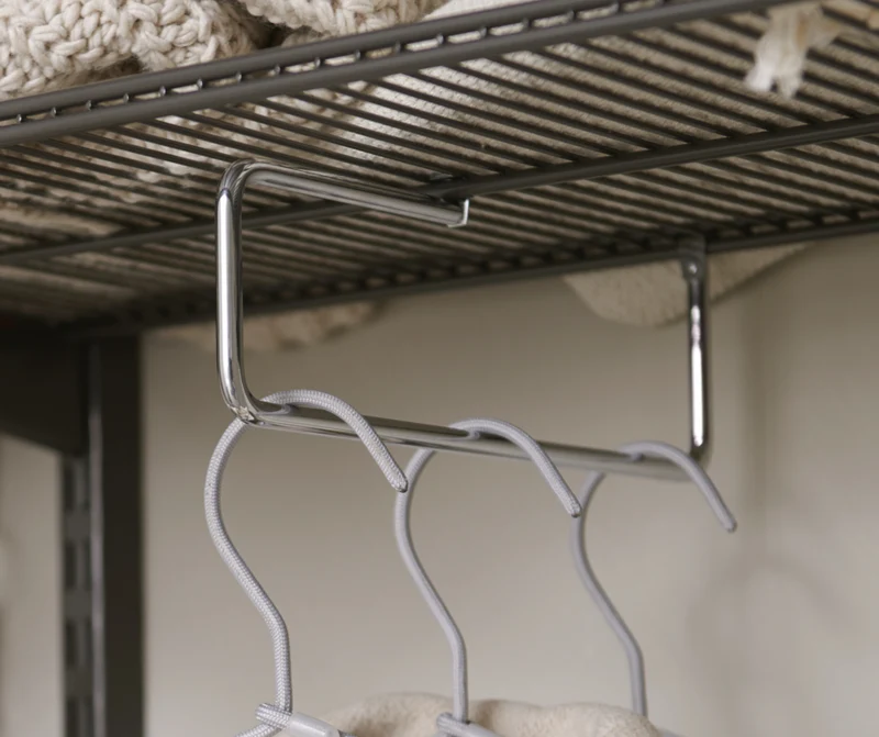Elfa Kleiderbügelhalter T: 40 Silber