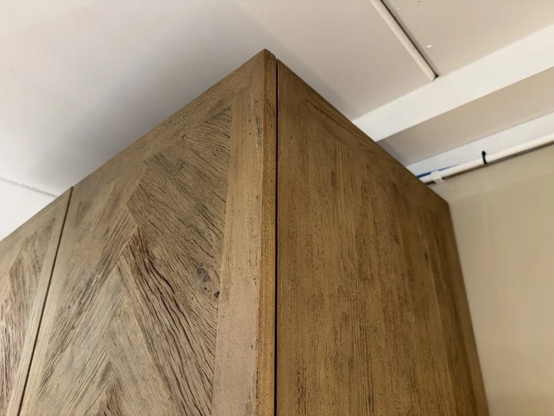 Kleiderschrank Alt-Eiche, Schrank Eiche, Breite 120 cm