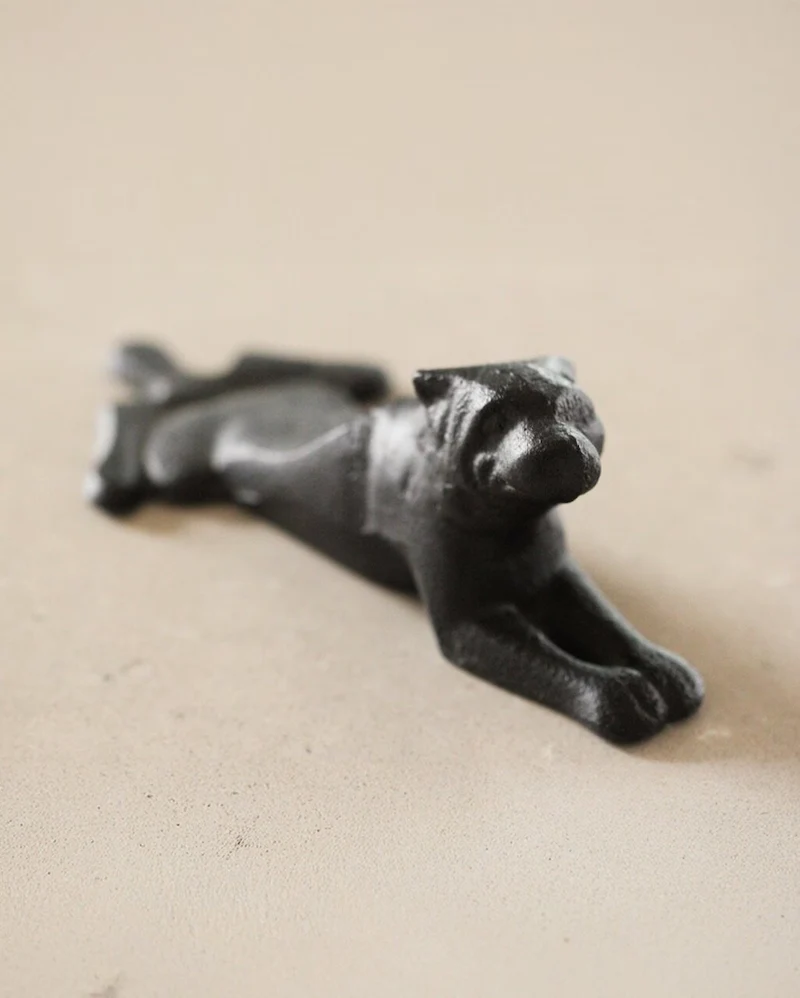 Türstopper Hund schwarz