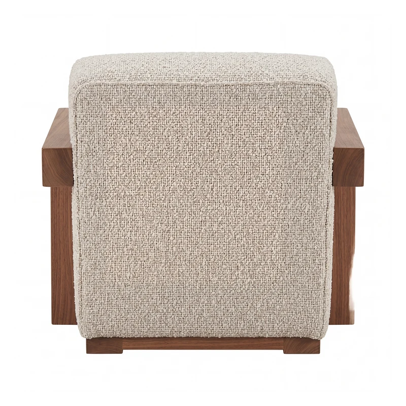 Sessel creme-beige, Lounge-Sessel creme, Breite 76 cm