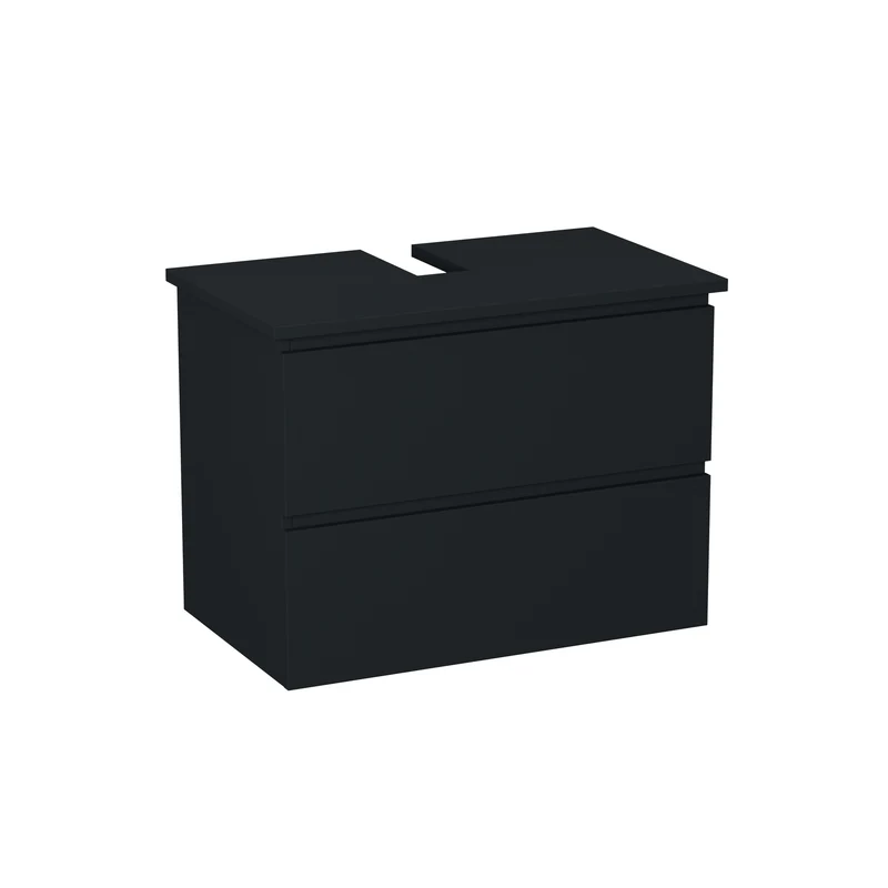 Garlivo Waschbeckenunterschrank GLB-80 Anthrazit mit Schubladen