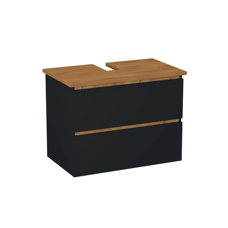 Garlivo Waschbeckenunterschrank GLB-80 Anthrazit mit Schubladen