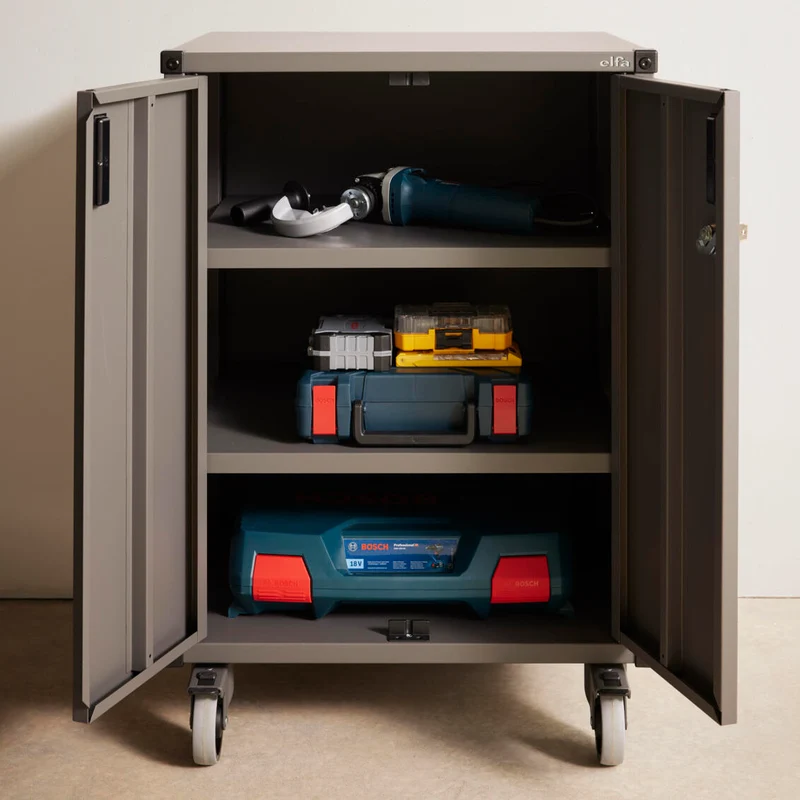 Elfa Set für Unterschrank B: 60 Mattgrau