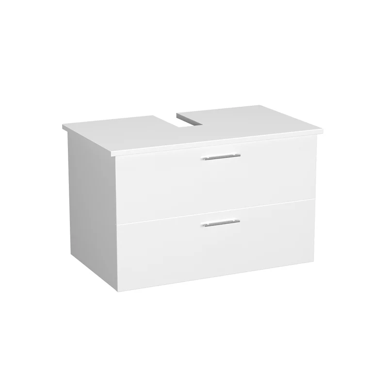 Garlivo Waschbeckenunterschrank GLA-80 Weiss mit Schubladen