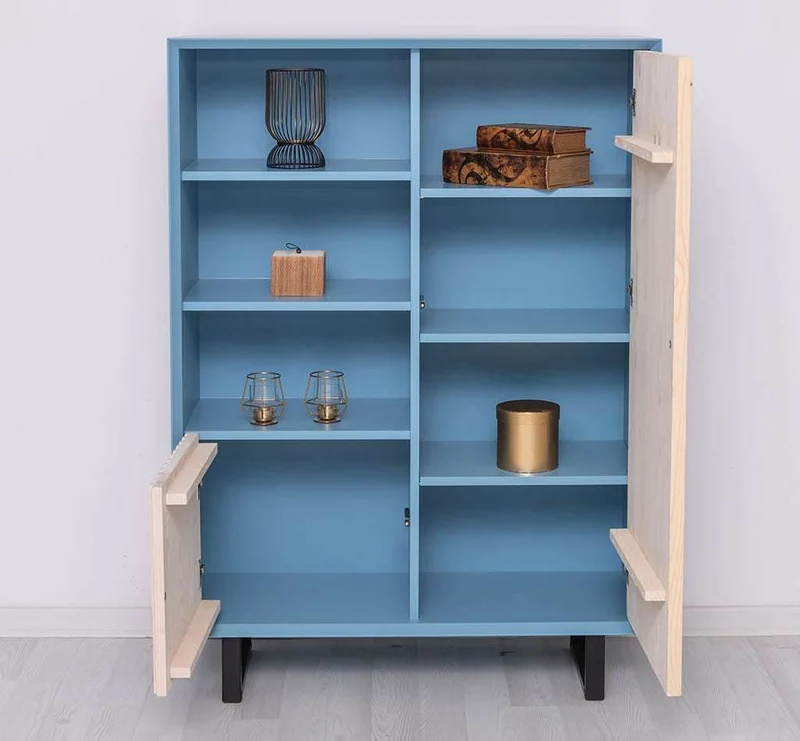 Wohnzimmerschrank aus Massivholz | Highboard in verschiedenen Farben