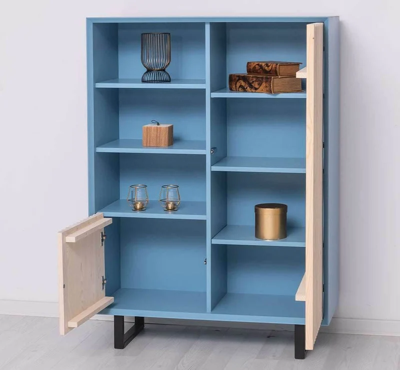 Wohnzimmerschrank aus Massivholz | Highboard in verschiedenen Farben