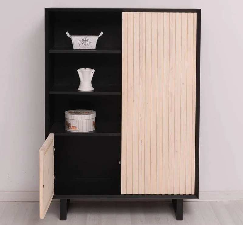 Wohnzimmerschrank aus Massivholz | Highboard in verschiedenen Farben
